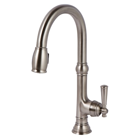 Newport Brass Pull-Down Kitchen Faucet in Antique Nickel 2470-5103-15A